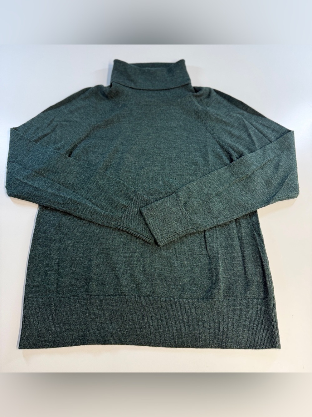 Pendleton Dark Green Turtleneck Sweater